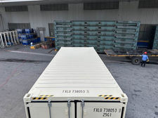 Container unit on industrial  site