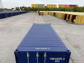 Overhead view of refrigerated unit