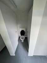 Internal view of cabin with toilet